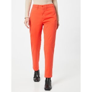 Lauren Ralph Lauren Chino kalhoty 'GABBY' tmavě oranžová
