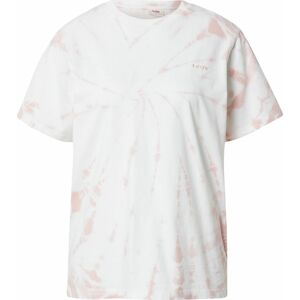 LEVI'S Tričko růžová / bílá