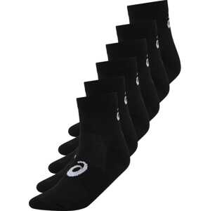 ASICS Sportovní ponožky černá / bílá