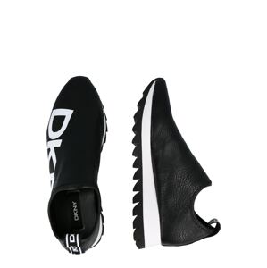 DKNY Slip on boty 'AZER' černá / bílá