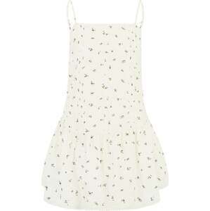 Cotton On Petite Letní šaty 'Charlie' khaki / přírodní bílá