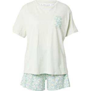 Women' Secret Pyžamo mátová / pastelově zelená / fialkově modrá / bílá