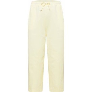 Calvin Klein Curve Kalhoty světle žlutá