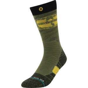 Stance Sportovní ponožky 'WU WORLD' žlutá / khaki / černá