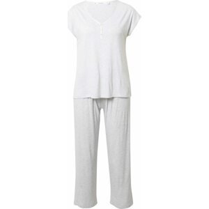 Women' Secret Pyžamo světle šedá / bílá