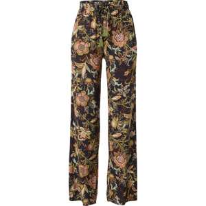 Women' Secret Pyžamové kalhoty hnědá / zelená / oranžová / bílá