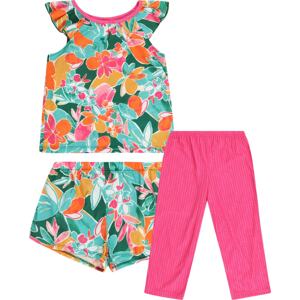 Carter's Prádlo-souprava zelená / oranžová / pink / bílá