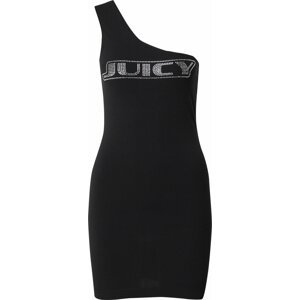 Juicy Couture White Label Šaty 'DIGI' černá / průhledná