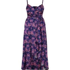 Chi Chi London Letní šaty tmavě modrá / pink