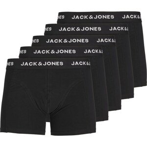 JACK & JONES Boxerky 'CHUEY' černá / bílá