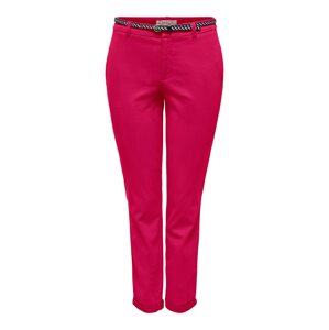ONLY Chino kalhoty 'BIANA' námořnická modř / pink / bílá