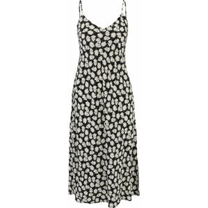 Gap Petite Letní šaty černá / bílá