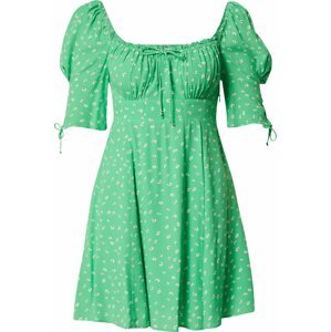 Forever New Letní šaty 'Adina' zelená / oranžová / bílá