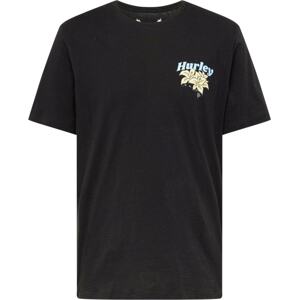 Hurley Funkční tričko 'ALOHA LADY' světlemodrá / žlutá / tmavě šedá / černá