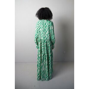 Stella Nova Košilové šaty 'Isolda' zelená / bílá