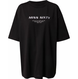 Miss Sixty Oversized tričko černá / bílá
