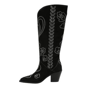 Fabienne Chapot Kovbojské boty 'Dolly Dream'  černá / bílá