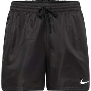 Nike Swim Sportovní kalhoty černá / přírodní bílá