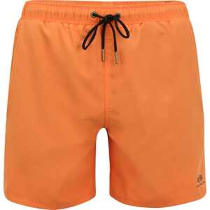ALPHA INDUSTRIES Plavecké šortky oranžová / černá