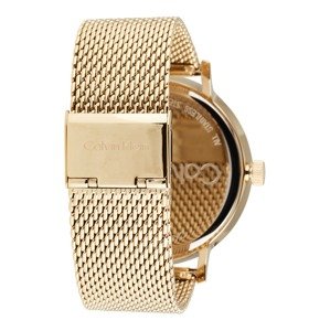 Calvin Klein Analogové hodinky zlatá / černá