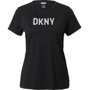 DKNY Tričko černá / offwhite