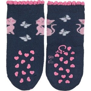 STERNTALER Ponožky marine modrá / světlemodrá / světle růžová / tmavě růžová