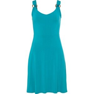 LASCANA Plážové šaty aqua modrá