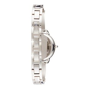 GUESS Analogové hodinky  stříbrná / bílá
