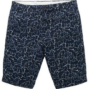 Chino kalhoty Tom Tailor námořnická modř / bílá
