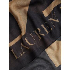 Lauren Ralph Lauren Šátek 'SOFIA'  nažloutlá / černá
