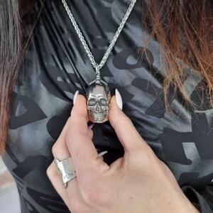 Aranys Ocelový náhrdelník - lebka 00604