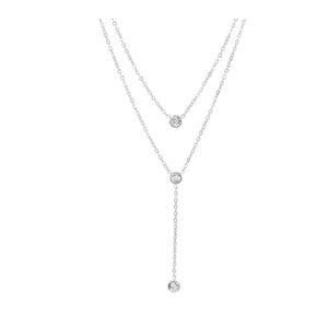Aranys Ocelový náhrdelník Swarovski Crystal 06186