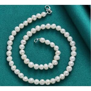 Aranys Náhrdelník říční perly bílé 8 mm Desire 07040