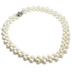Aranys Náhrdelník říční perly bílé 09625