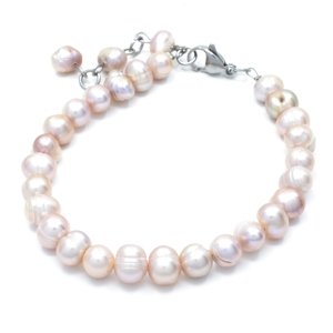 Aranys Náramek říční perly růžové 11006