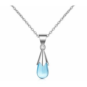 Aranys Stříbrný náhrdelník modrý Wotr 15947
