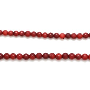Aranys Náhrdelník červený korál 4,5 a 8 mm, 40 cm, 4,5 mm 16260