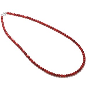 Aranys Náhrdelník červený korál 4,5 a 8 mm, 45 cm, 4,5 mm 16261