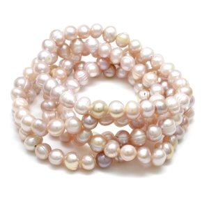 Aranys Náramek perly říční růžové kulaté 16518