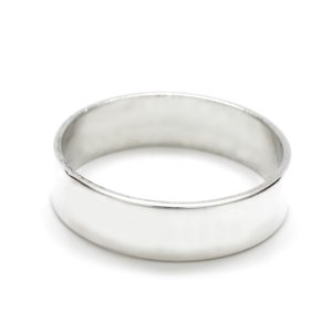 Aranys Stříbrný prsten snubní, hladký, 52 16813